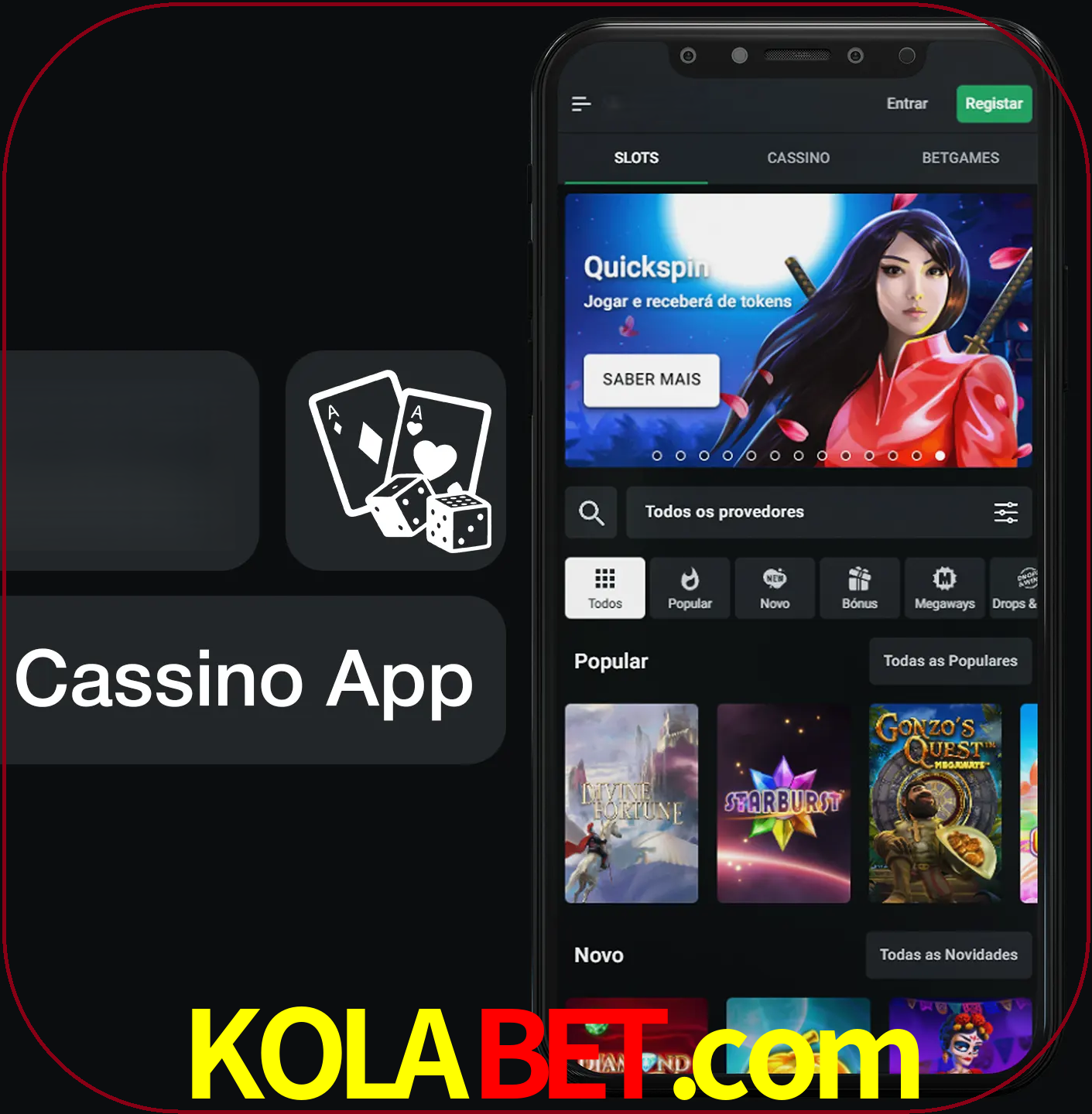 Jogue jogos de cassino e ganhe.