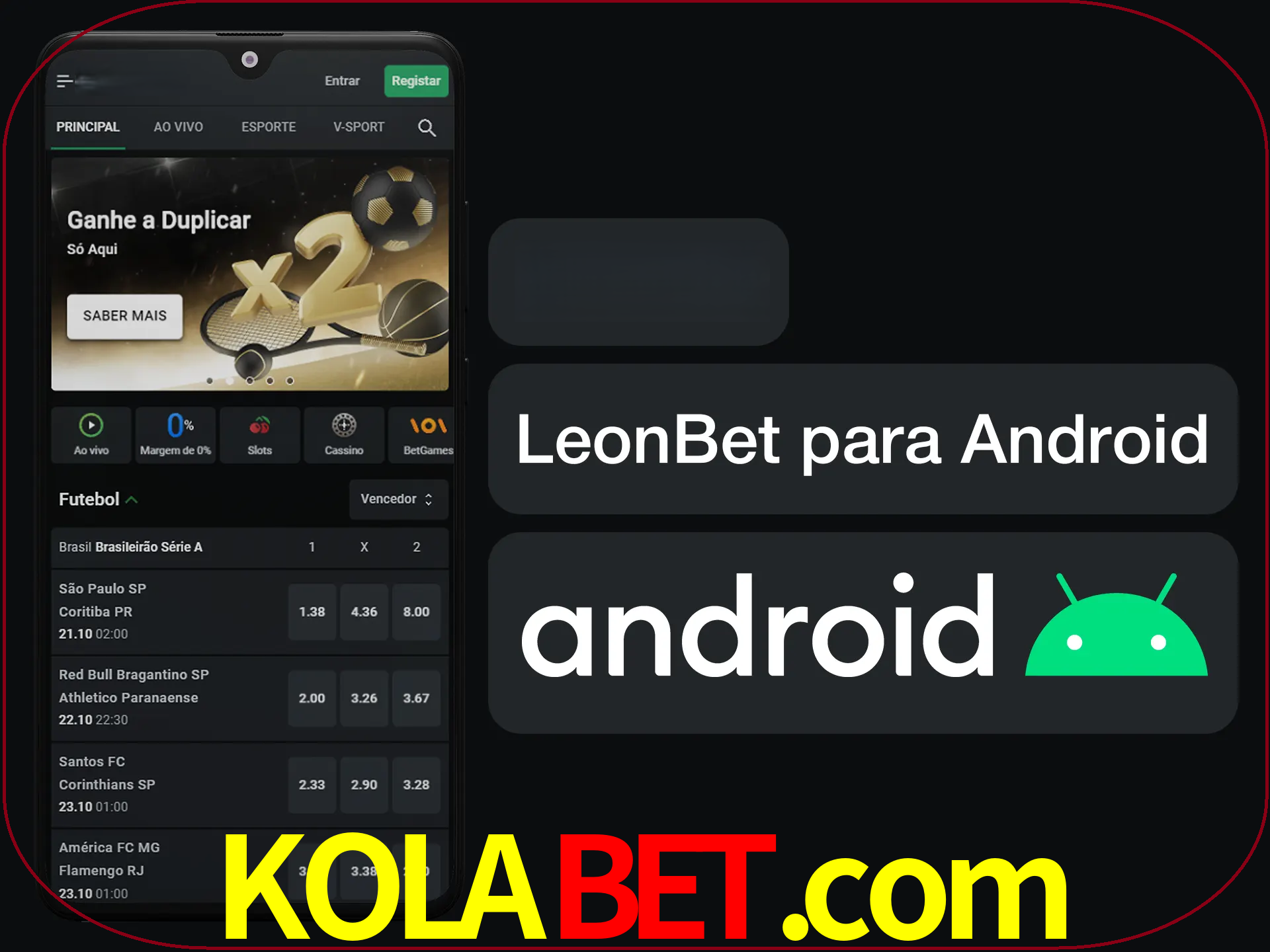Adquira sua versão poket de LeonBet.