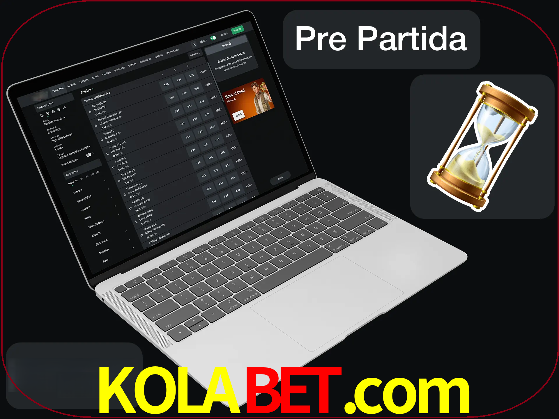 Fazer apostas em partidas futuras.